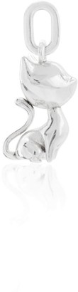 Tane Exquisitely Detailed Cat Charm Handmade In Sterling Silver