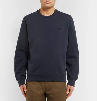 Burberry Fleece-Back Cotton-Blend Jersey Sweatshirt