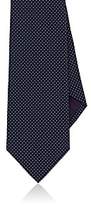Thumbnail for your product : Ralph Lauren Purple Label Men's Square-Print Mulberry Silk Necktie - Navy
