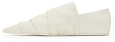 Thumbnail for your product : Jil Sander White Leather Ballerina Flats