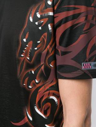 Lanvin dragon tribal-printed T-shirt