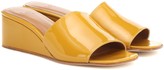 Thumbnail for your product : LOQ Sol patent leather wedge sandals