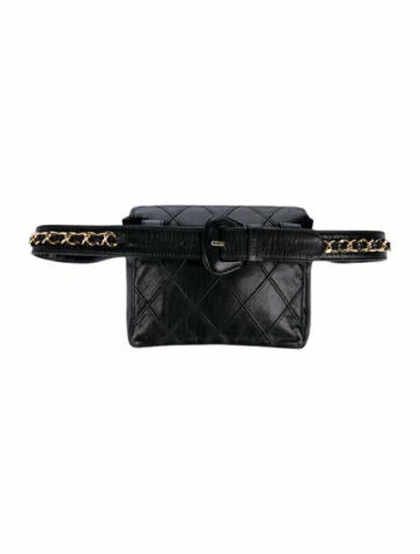 Chanel ChainLink Flap Belt Bag Black ShopStyle