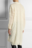 Thumbnail for your product : Vionnet Cable-knit mohair-blend sweater dress