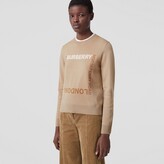 Thumbnail for your product : Burberry Horseferry Square Wool Blend Jacquard Sweater Size: XXS