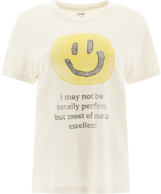 RE/DONE Smiley Printed T-Shirt