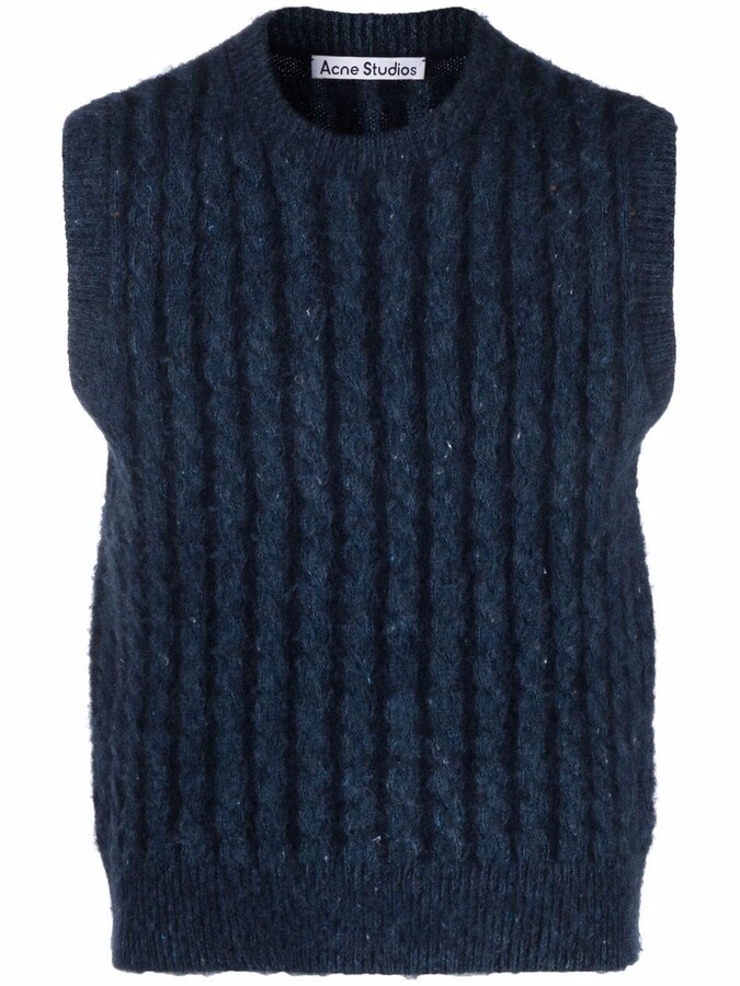 Sleeveless Vest Acne Studios Knitted Vest Acne Studios OUTLET Acne