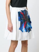 Thumbnail for your product : DSQUARED2 flower print pleated skirt - women - Cotton - 40