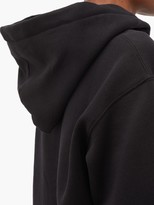 Thumbnail for your product : Acne Studios Ferris Face-applique Cotton Hooded Sweatshirt - Black