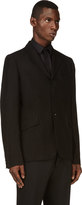 Thumbnail for your product : Ann Demeulemeester Black Wool Classic Blazer