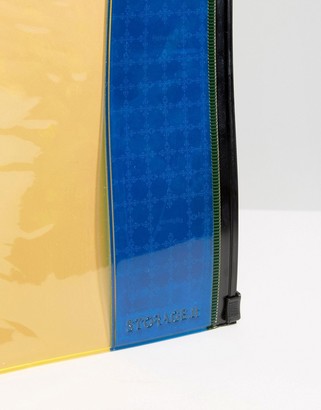 Marks Inc. Large Storage Reflective Notebook In Blue