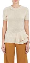 Thumbnail for your product : Lanvin Women's Peplum Wool-Blend Short-Sleeve Sweater