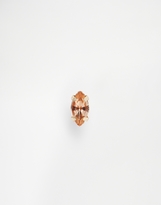 Thumbnail for your product : ASOS Crystal Faux Pearl Double Earrings