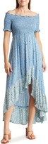 Thumbnail for your product : Angie Off the Shoulder High/Low Dress