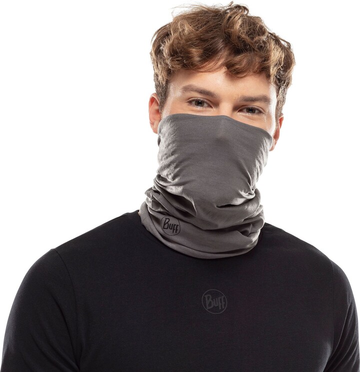 Buff CoolNet Cooling UPF Lightweight Neck Gaiter, Men's, Grey