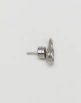 Thumbnail for your product : Michael Kors Silver Logo Lock Stud Earrings