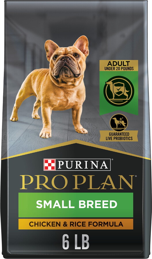 Purina Pro Plan High Protein Small Breed Dog Food, Chicken & Rice Formula, 6 lb. Bag