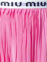 Thumbnail for your product : Miu Miu pleated midi skirt