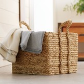Thumbnail for your product : Crate & Barrel Tyler Square Basket With Rope Handle Low