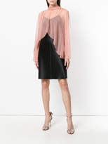 Thumbnail for your product : Alberta Ferretti sheer band collar capelet