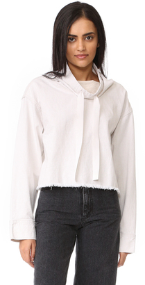 DKNY Pure Cowl Neck Top