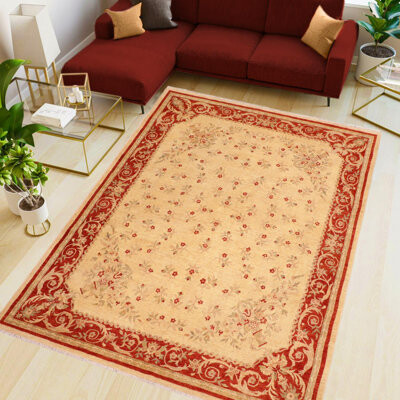 Isabelline Baccio Oriental Handmade Hand-Knotted Rectangle 8' x 10'2\