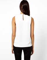 Thumbnail for your product : Warehouse Tuck Front Shell Top