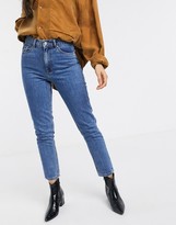 Thumbnail for your product : Vero Moda high waist mom jean in blue