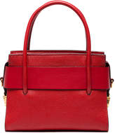 Thumbnail for your product : Miu Miu Red Madras Leather Tote Bag