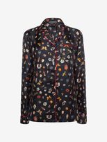 Thumbnail for your product : Alexander McQueen Obsession Print Pajamas