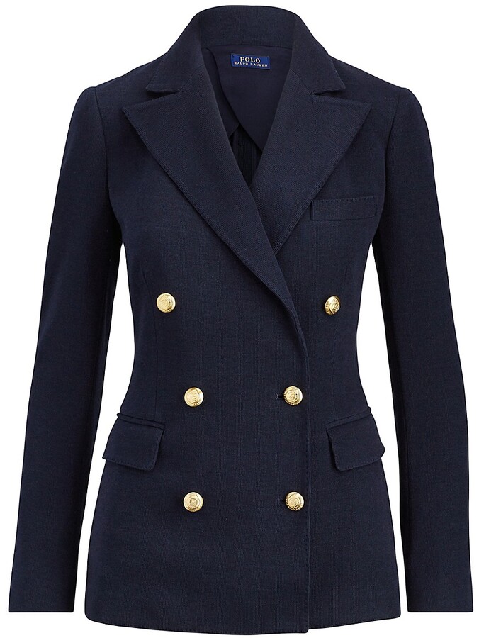 Navy ladies blazer with gold buttons Clearance