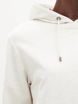Thumbnail for your product : Brunello Cucinelli Cotton-blend Hooded Sweatshirt - Ivory