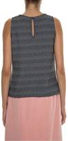 Thumbnail for your product : Framed striped tweed tank top