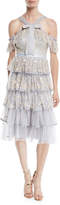 Thumbnail for your product : Needle & Thread Zelda Embroidered Tulle Midi Dress