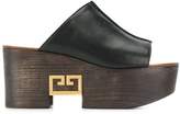 Thumbnail for your product : Givenchy Logo Platform Mules