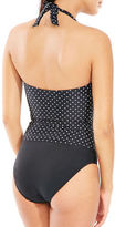 Thumbnail for your product : Figleaves Illusion Halter Firm Control Spot Swimsuit