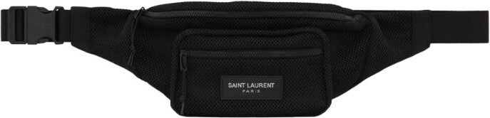 Mens Bags Belt Bags waist bags and bumbags Saint Laurent Leather marsupio Belt Bag in Black for Men 