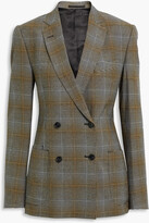 Thumbnail for your product : Officine Generale Mathilde Prince of Wales checked cotton-blend blazer
