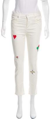 Golden Goose Mid-Rise Printed Jeans w/ Tags