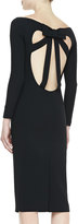 Thumbnail for your product : Burberry Long-Sleeve Cutout-Back Dress, Black