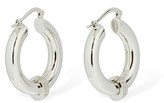 Thumbnail for your product : Versace Greek Motif Small Hoop Earrings
