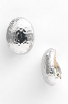 Thumbnail for your product : Simon Sebbag Hammered Oval Clip Earrings