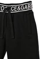 Thumbnail for your product : Dolce & Gabbana Logo Jacquard Cotton Sweatpants