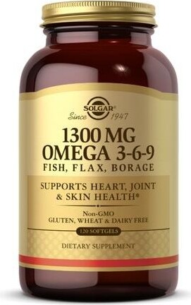 Solgar Efa Omega 3-6-9 ,1300 mg ,120 S Gels