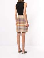 Thumbnail for your product : Paule Ka contrast fitted dress