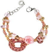 Thumbnail for your product : Antica Murrina Veneziana Avant Gard Pink Murano Glass Bracelet
