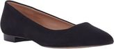 Thumbnail for your product : Barneys New York Women's Suede Point-Toe Flats-BLACK