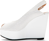 Thumbnail for your product : Robert Clergerie Old Robert Clergerie White Bustyma Platform Wedges