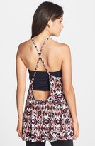 Thumbnail for your product : Starling Open Back Tiered Tunic Tank (Juniors)