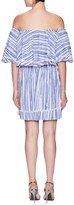 Thumbnail for your product : Nicholas Washed Stripe Voile Frill Mini Dress